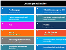 Tablet Screenshot of connaught-hall.org.uk